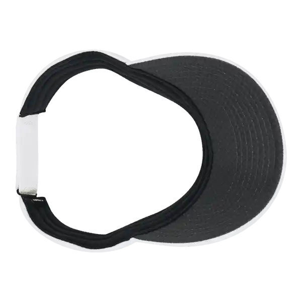 Deckygolf 6204 Dimple Patterned Sun Visor - White - one Size Fits Most