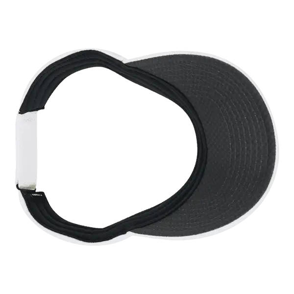 Deckygolf 6204 Dimple Patterned Sun Visor - White