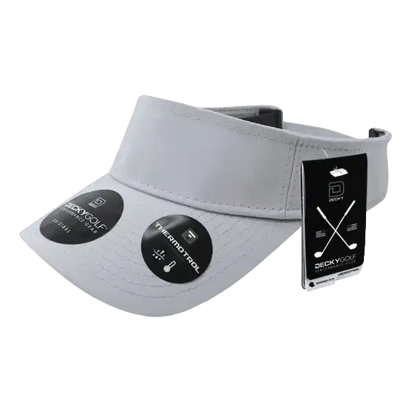 Deckygolf 6404 Sleek H2o Sun Visor - Gray - one Size Fits Most