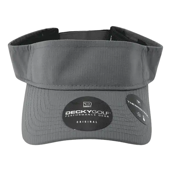 Deckygolf 7104 Grid H2o Sun Visor - Charcoal - Dark Gray / one Size Fits Most