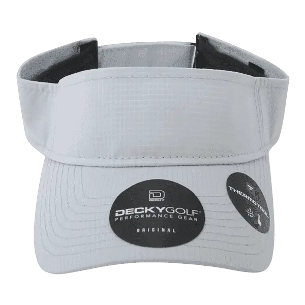 Deckygolf 7104 Grid H2o Sun Visor - Gray