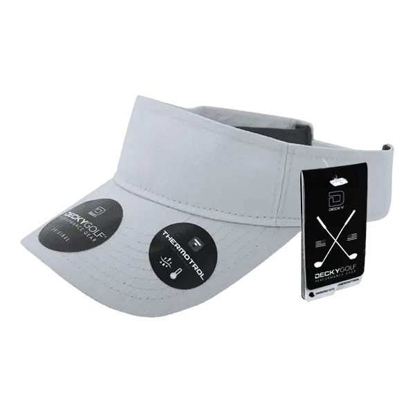 Deckygolf 7104 Grid H2o Sun Visor - Gray