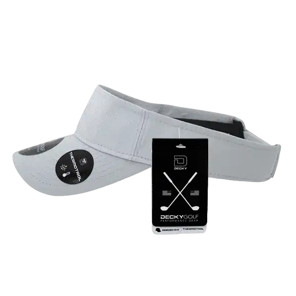 Deckygolf 7104 Grid H2o Sun Visor - Gray - one Size Fits Most
