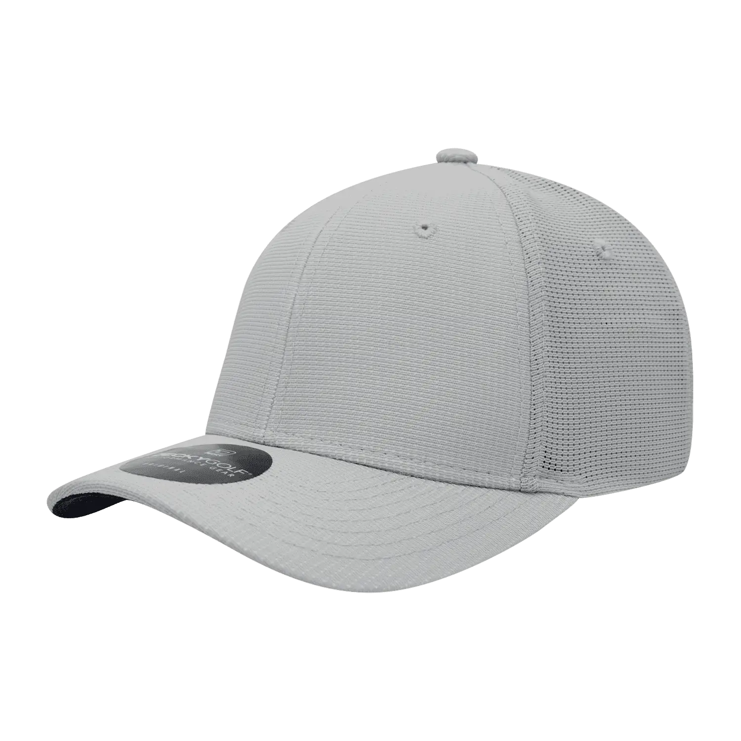 Deckygolf 8101 Screen Fabric L/c Structured Cap - Gray - one Size Fits Most