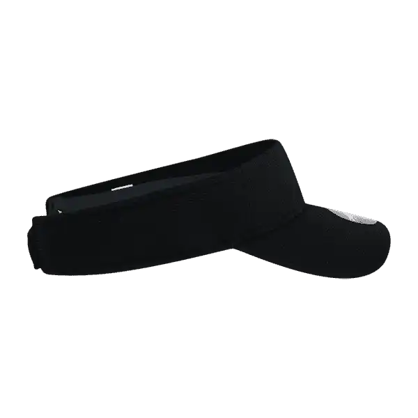 Deckygolf 8104 Screen Fabric Sun Visor - Black - one Size Fits Most