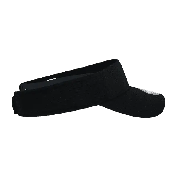 Deckygolf 8104 Screen Fabric Sun Visor - Black - one Size Fits Most