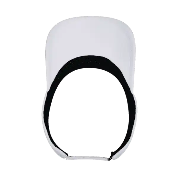 Deckygolf 8104 Screen Fabric Sun Visor - White - one Size Fits Most