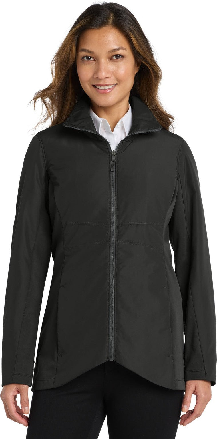 Deep Black Port Authority Women's Collective Insulated Jacket. L902
