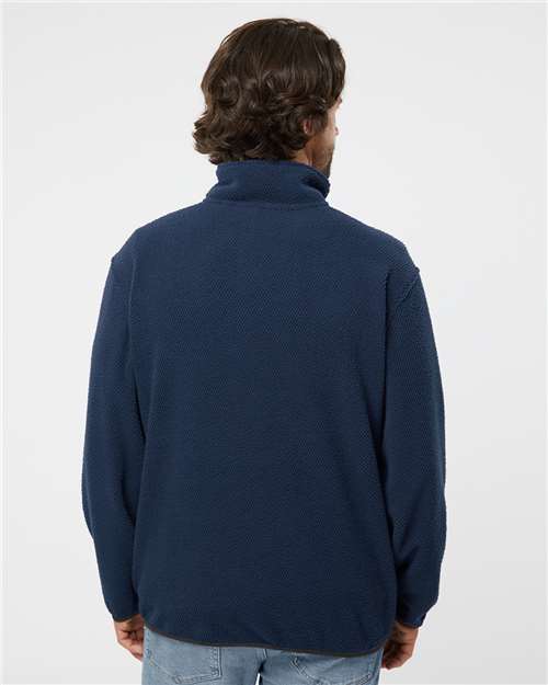 Deep Blue Brooks Sherpa Mountain Fleece - 7355 plain