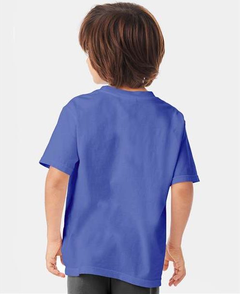 Deep Forte Blue Garment-Dyed Youth T-Shirt - GDH175