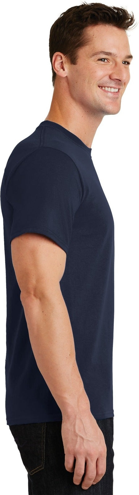 Deep Navy Port & Co Essential Tee. PC61