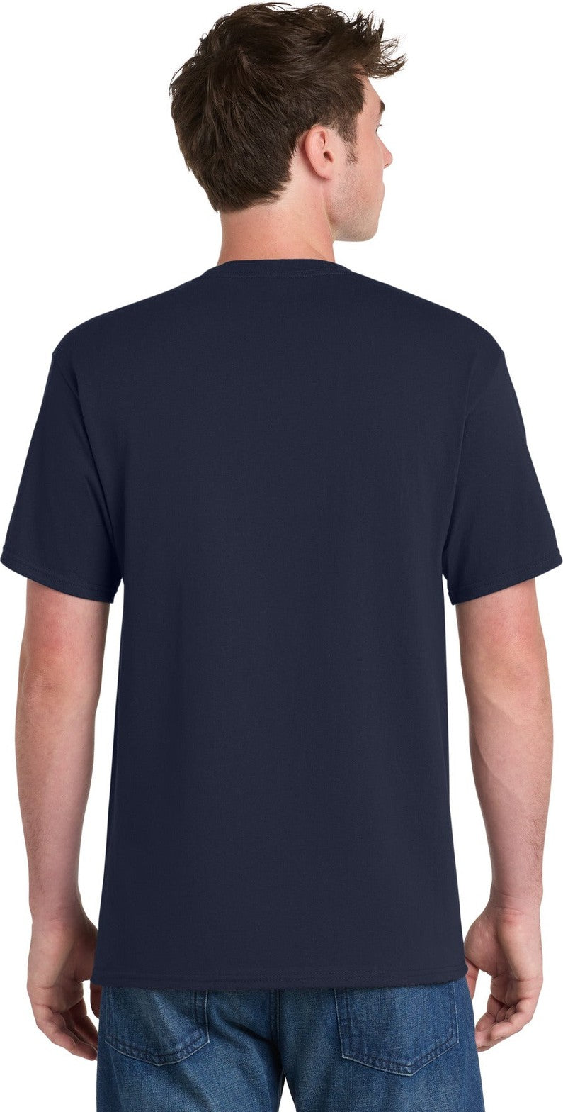 Deep Navy Port & Co Tall Essential Pocket Tee. PC61PT