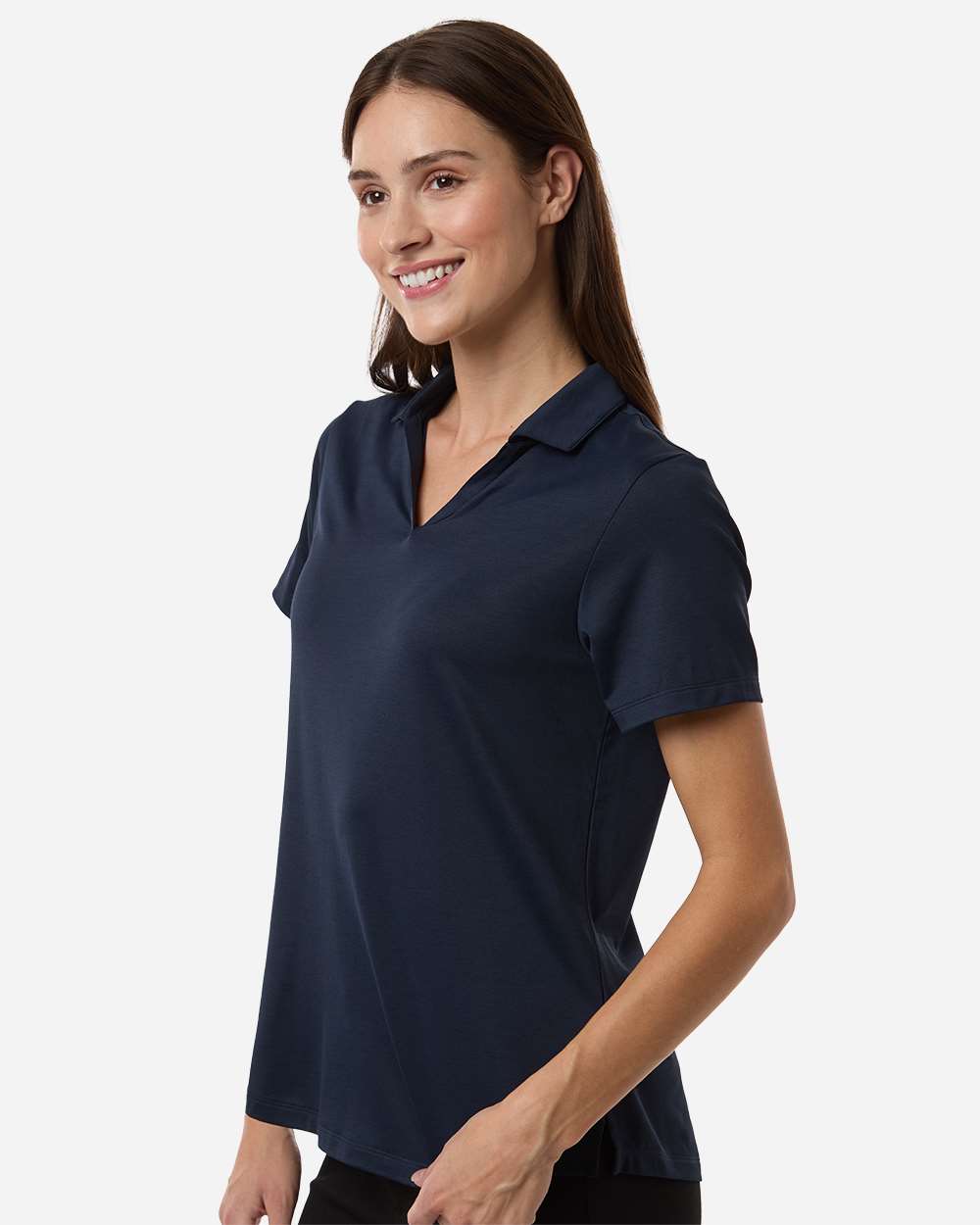 Deep Navy Women's Icon Polo 2.0 - 631050 plain