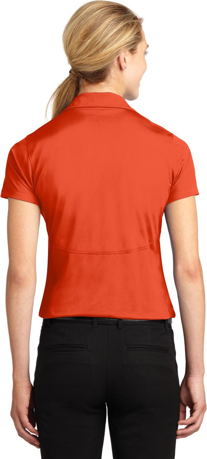 Deep Orange Sport-Tek Women's Micropique Sport-Wick Polo. LST650
