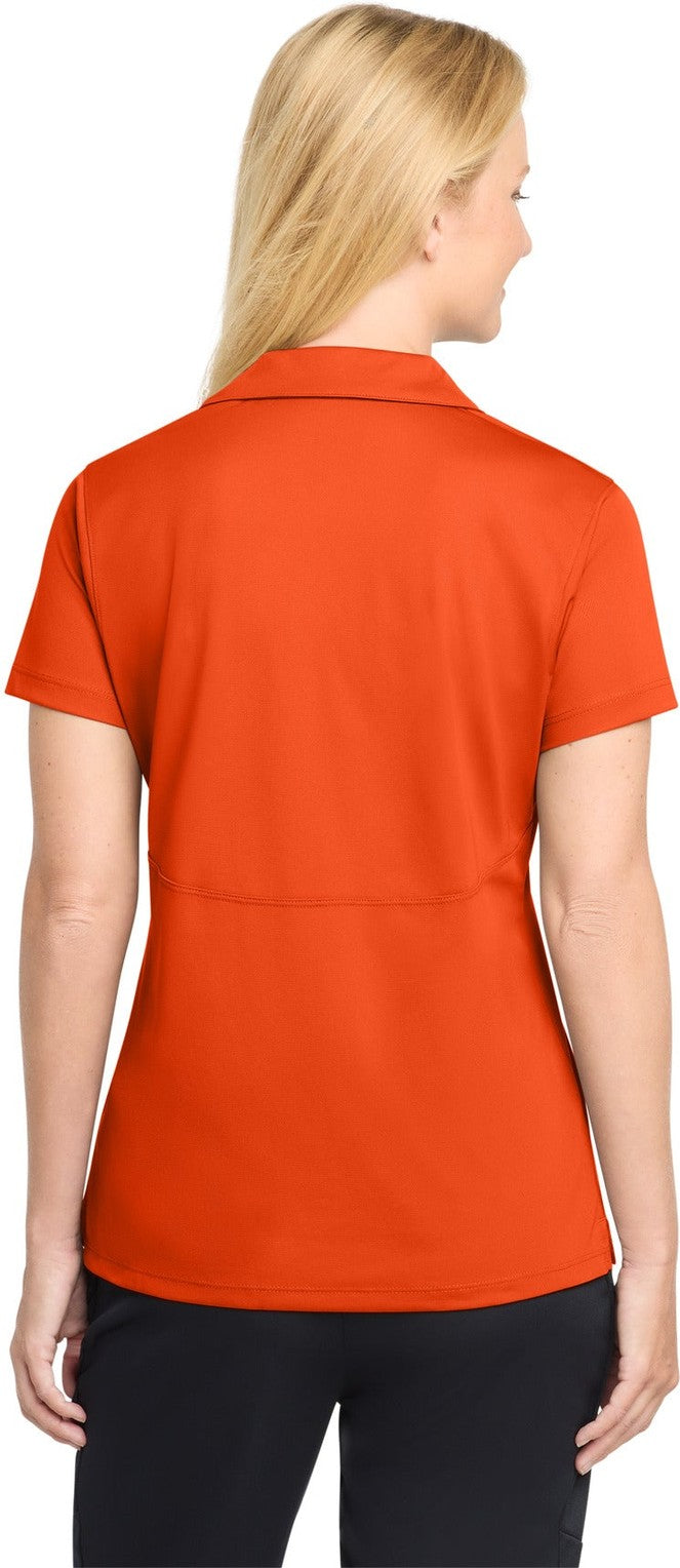 Deep Orange Sport-Tek Women's Micropique Sport-Wick Polo. LST650