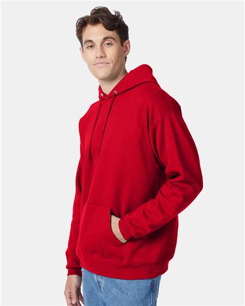 Deep Red Ecosmart® Hooded Sweatshirt - P170