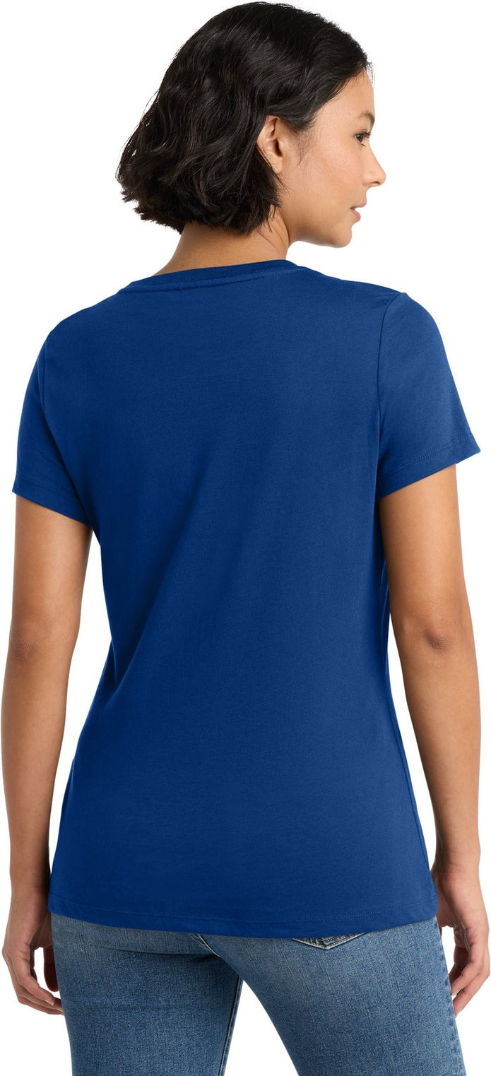 Deep Royal District Women's Perfect Weight Tee. DM104L