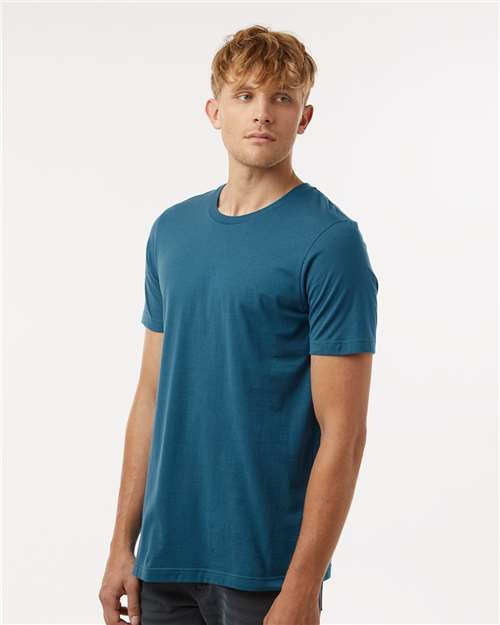 Deep Teal Combed Cotton T-Shirt - 602
