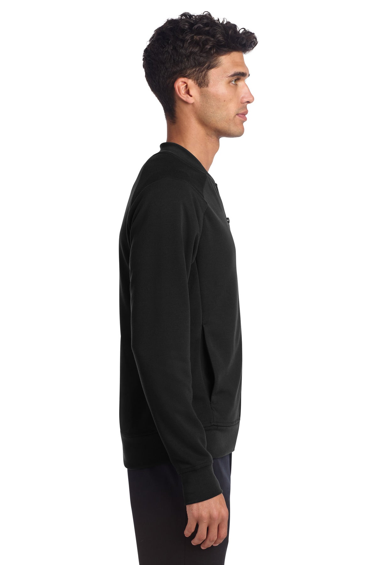 DeepBlack Mercer+Mettle Double-Knit Bomber MM3000