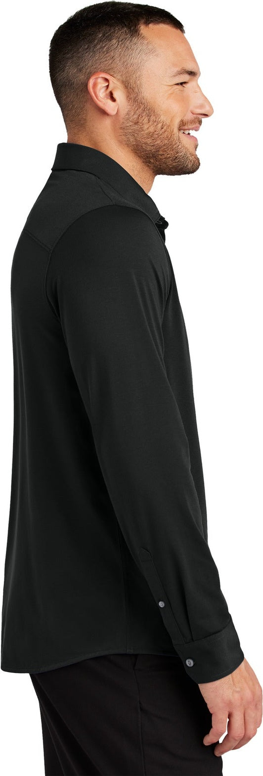 DeepBlack Mercer+Mettle Stretch Jersey Long Sleeve Shirt MM1018