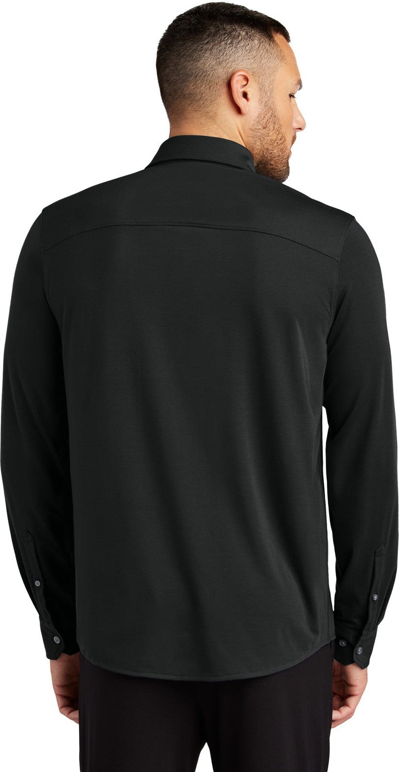 DeepBlack Mercer+Mettle Stretch Jersey Long Sleeve Shirt MM1018