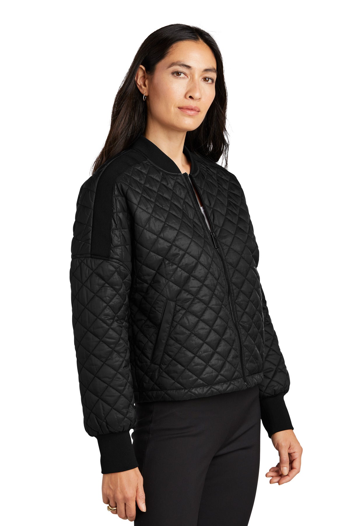 DeepBlack Mercer+Mettle Women's Boxy Quilted Jacket MM7201