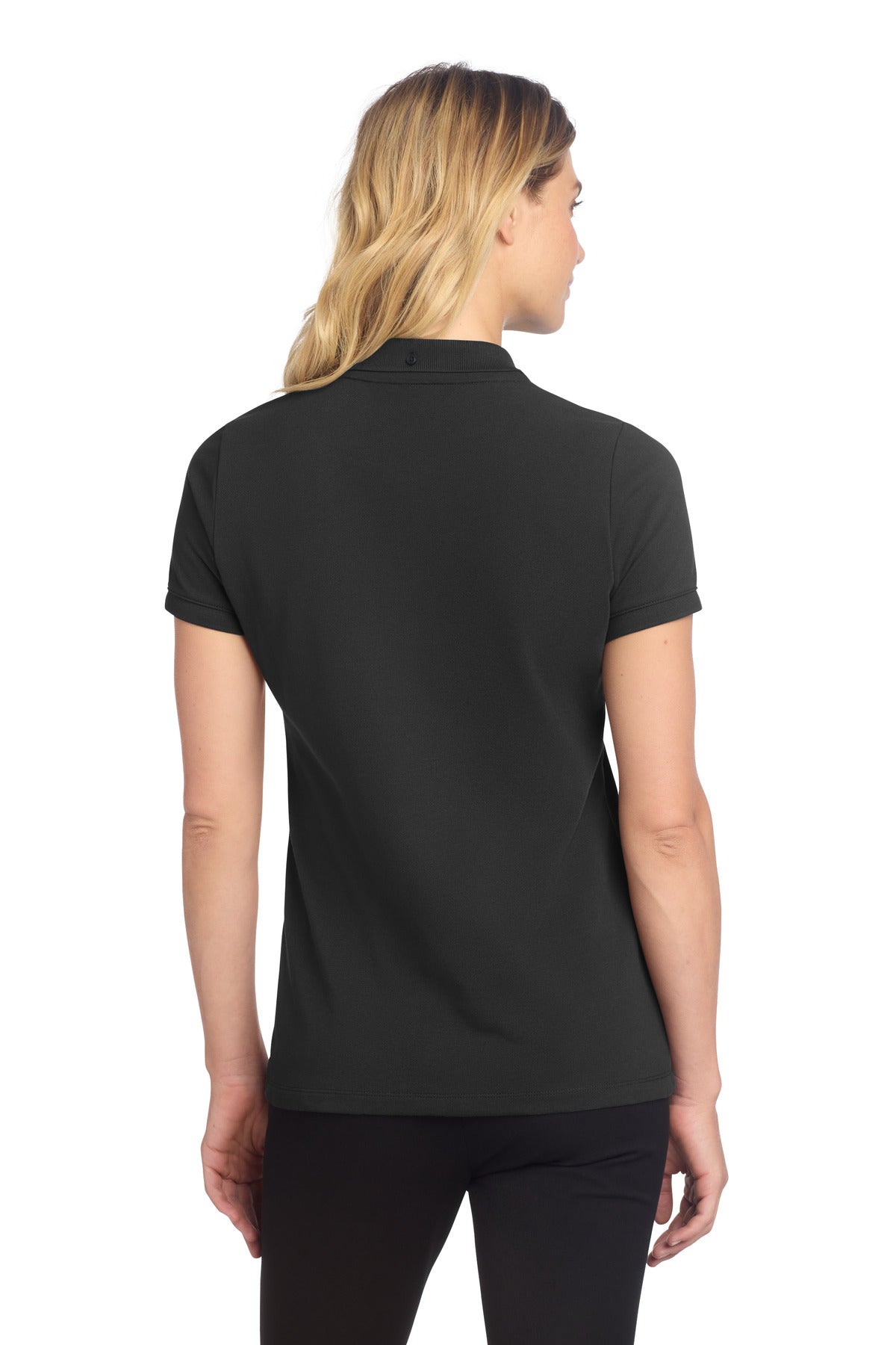 DeepBlack Mercer+Mettle Women's Stretch Heavyweight Pique Polo MM1001