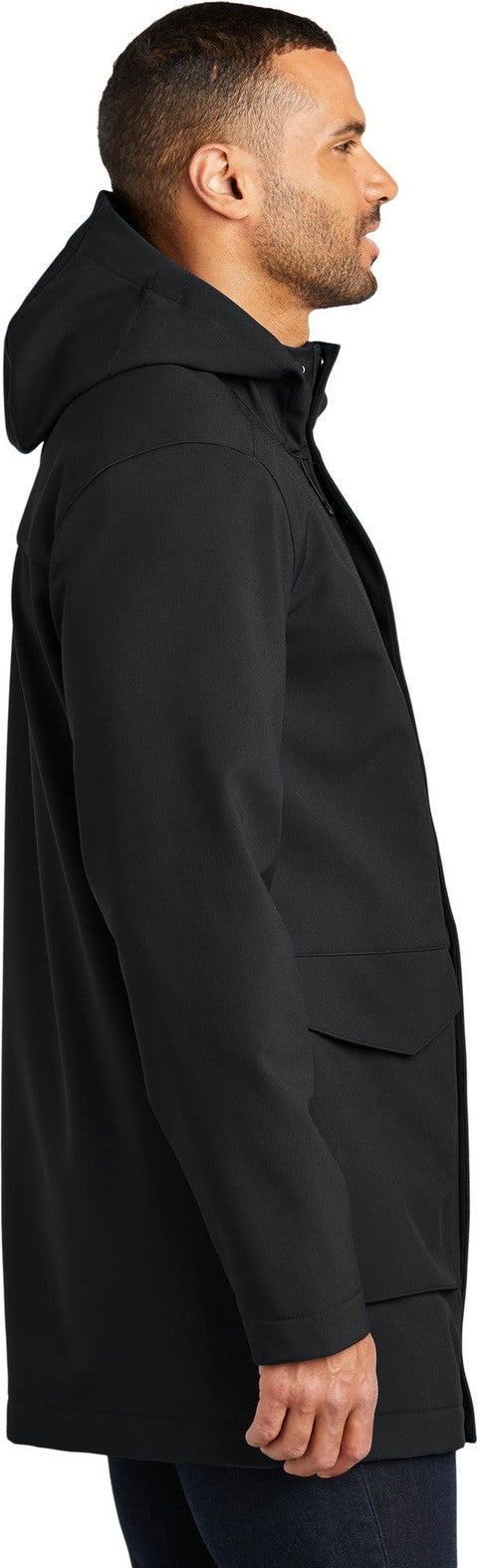DeepBlack Port Authority Collective Outer Soft Shell Parka J919