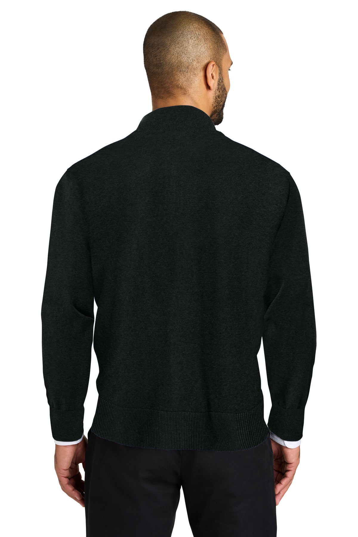 DeepBlack Port Authority Easy Care 1/4-Zip Sweater SW2900