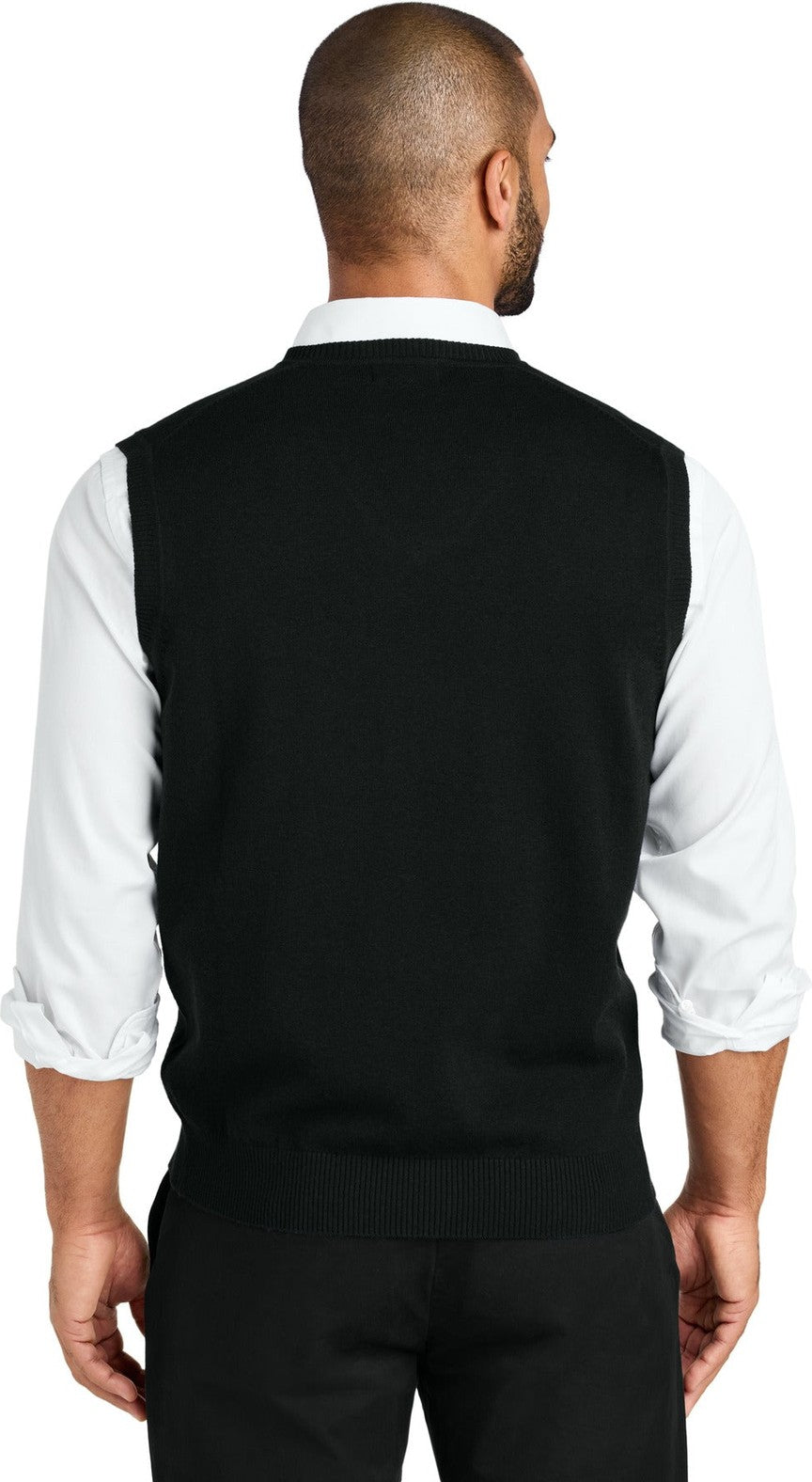 DeepBlack Port Authority Easy Care Sweater Vest SW2860