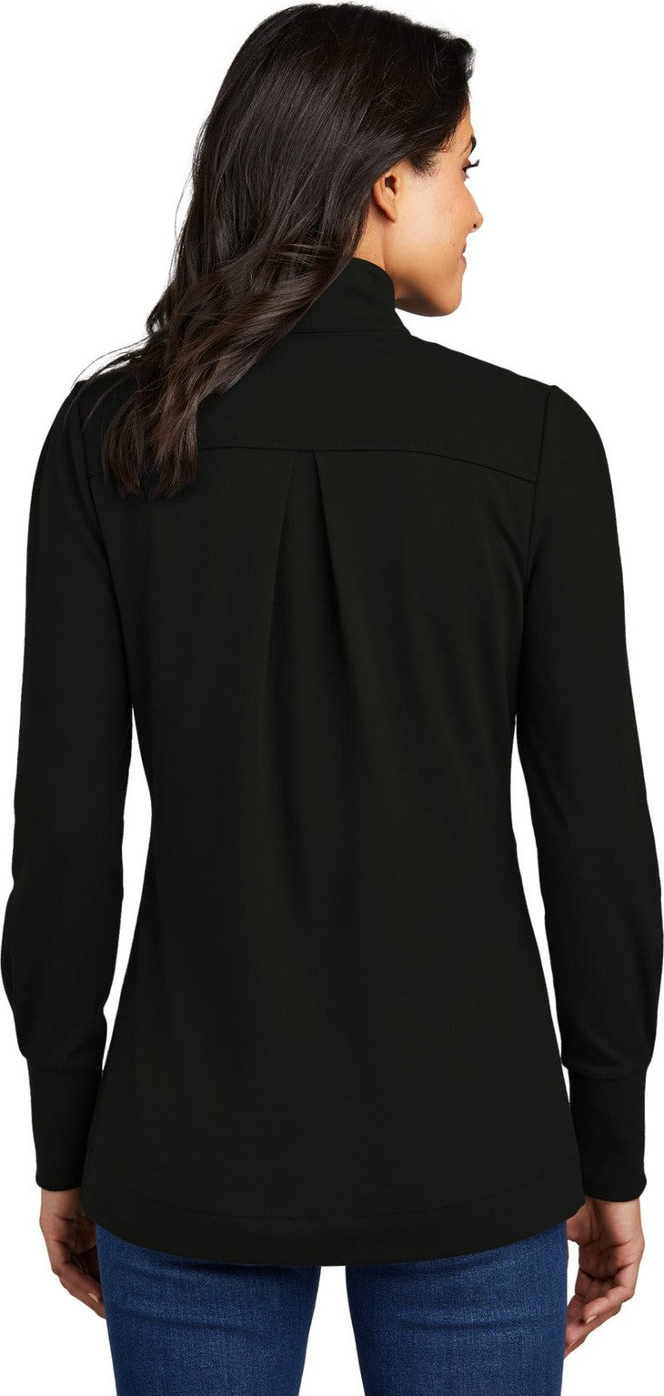 DeepBlack Port Authority Women's Fairway Stretch 1/4-Zip LK829