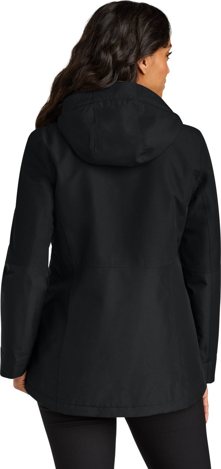 DeepBlack Port Authority Women's Insulated Heavy Ripstop Jacket L721