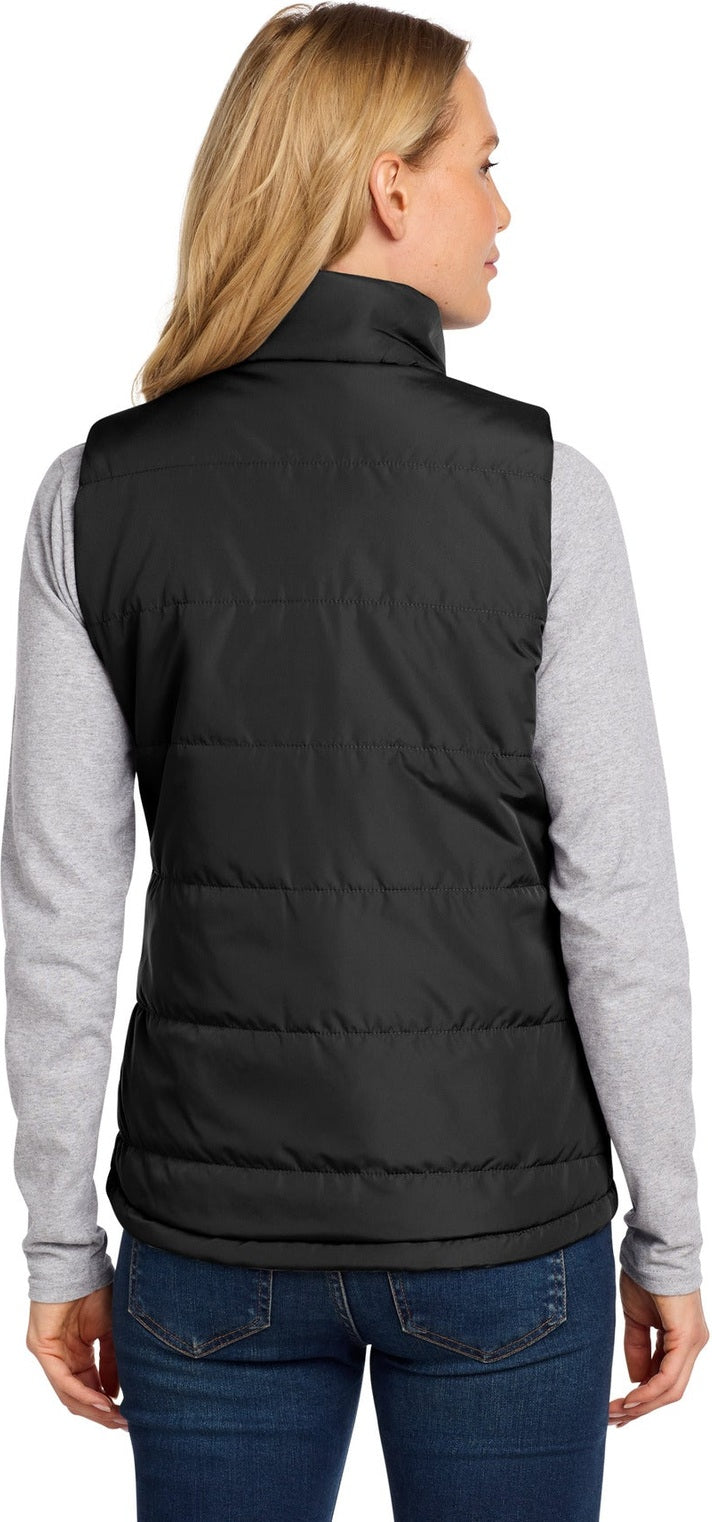 DeepBlack Port Authority Women's Puffer Vest L853
