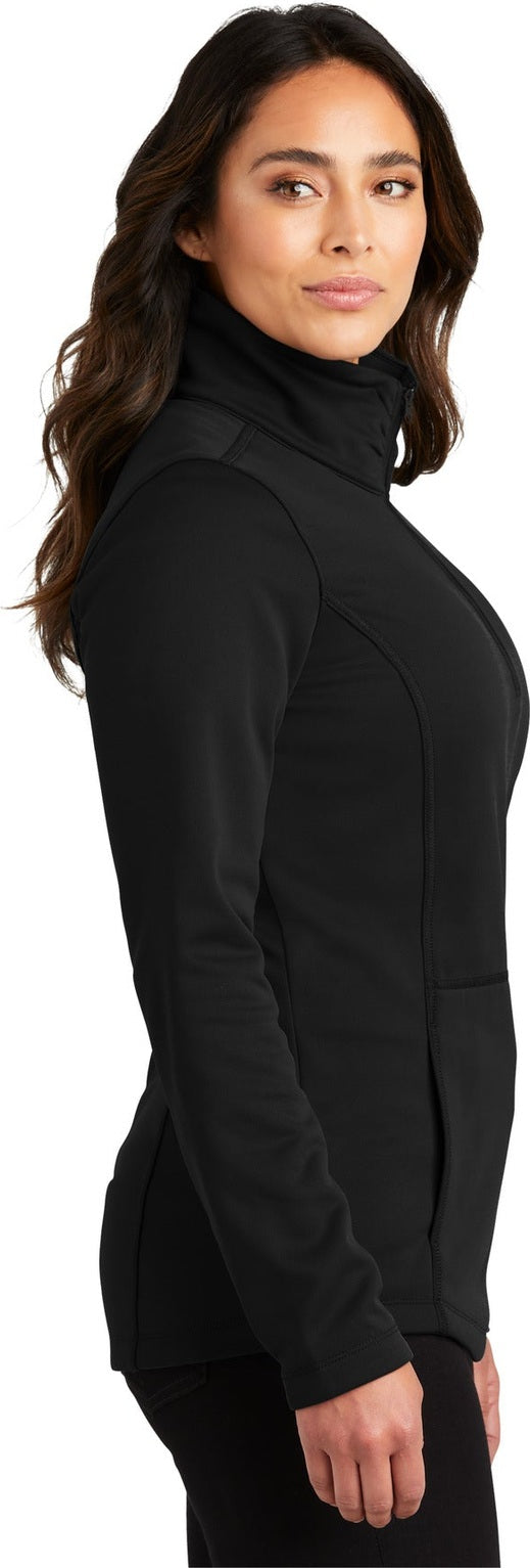 DeepBlack Port Authority Women's Smooth Fleece 1/4-Zip L804
