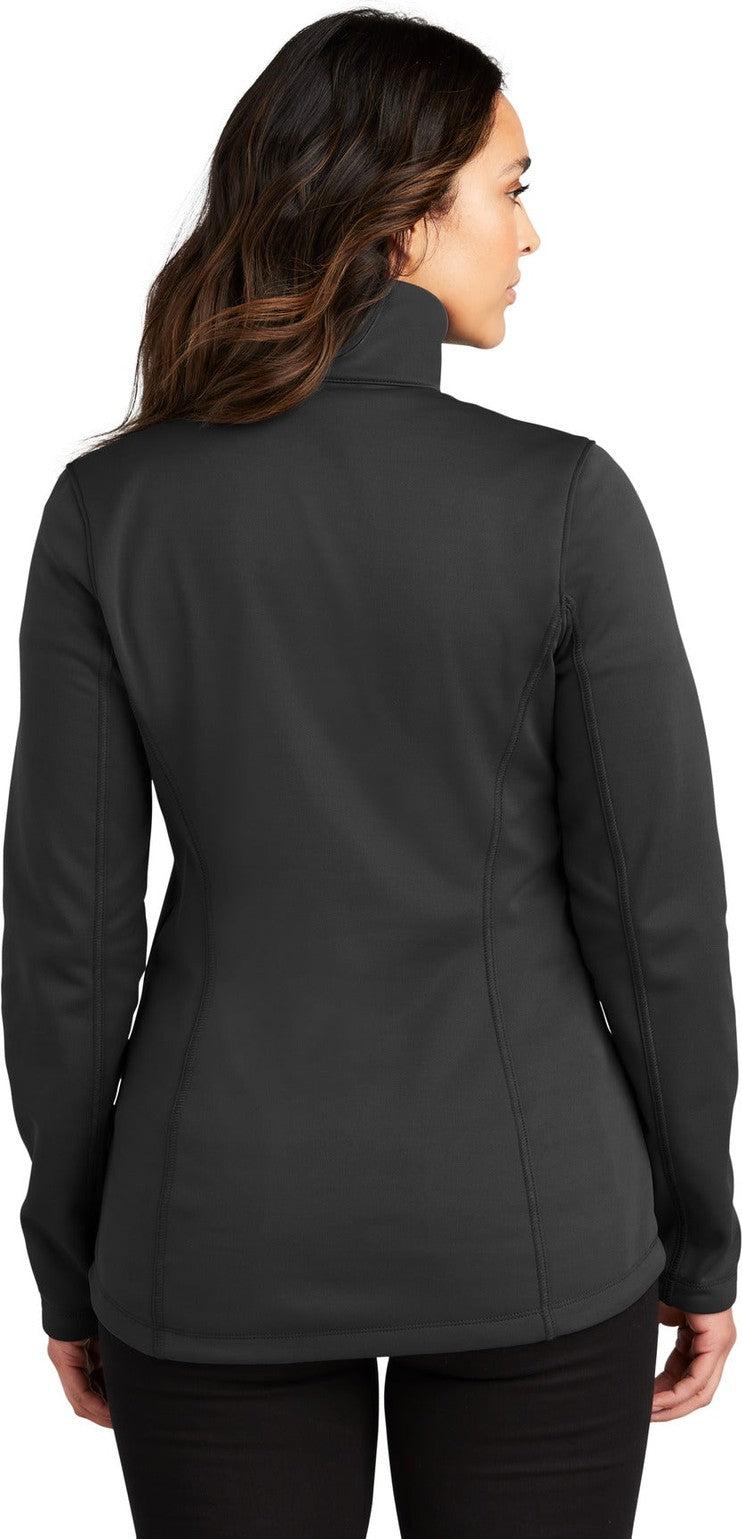 DeepBlack Port Authority Women's Smooth Fleece 1/4-Zip L804