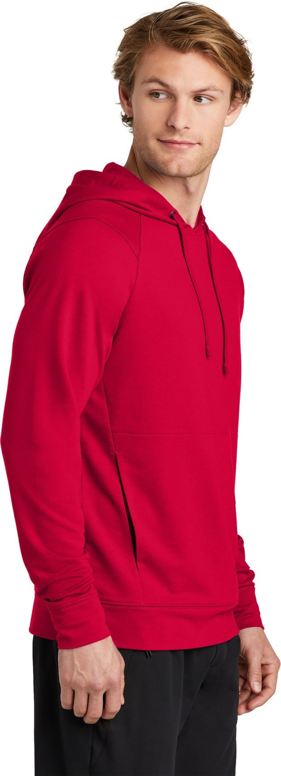 DeepRed Sport-Tek Sport-Wick Flex Fleece Pullover Hoodie ST562
