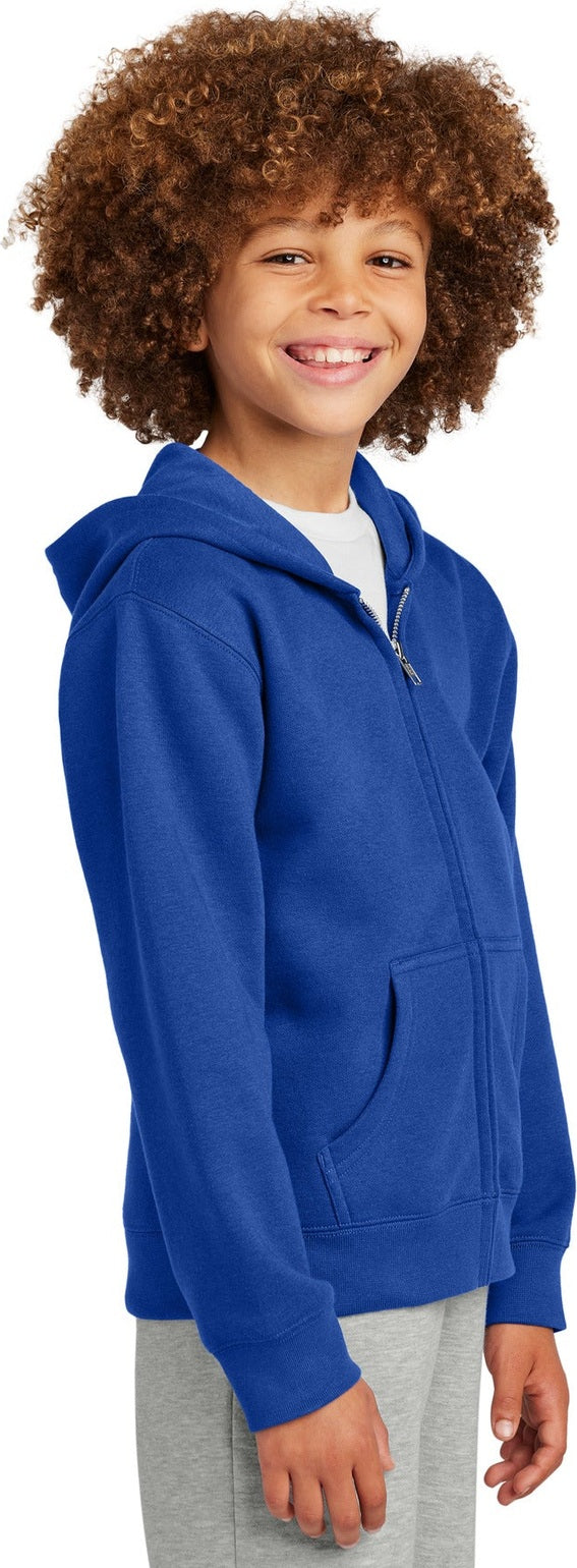 DeepRoyal District Youth V.I.T. Fleece Full-Zip Hoodie DT6102Y