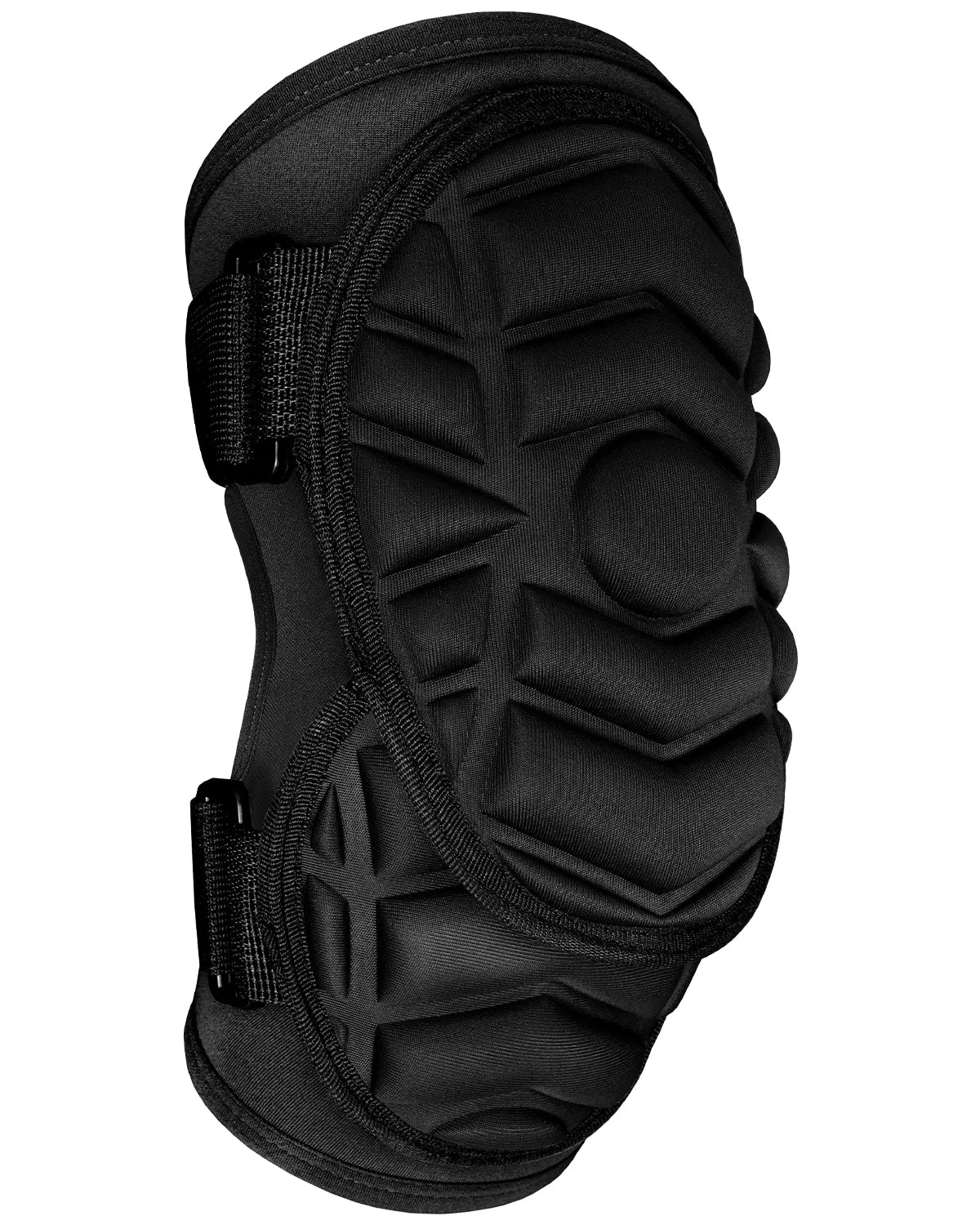 Defender Plus Baseball Elbow Guard with Adjustable Straps (black)-adult