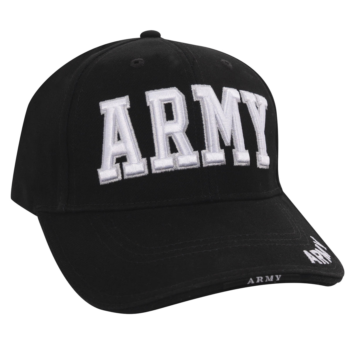 Deluxe Army Embroidered Low Profile Insignia Cap
