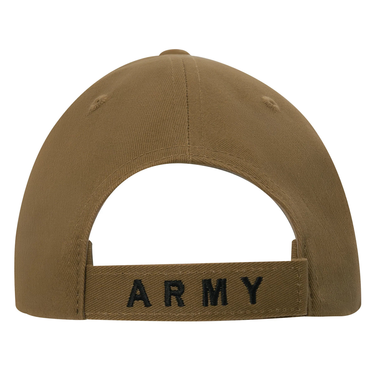 Deluxe Army Embroidered Low Profile Insignia Cap