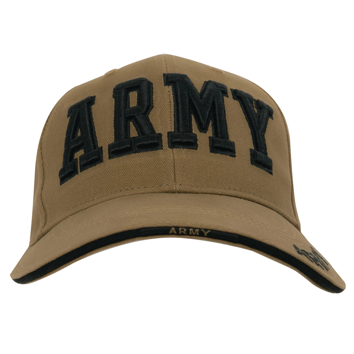 Deluxe Army Embroidered Low Profile Insignia Cap