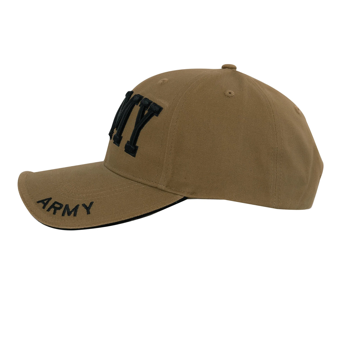 Deluxe Army Embroidered Low Profile Insignia Cap