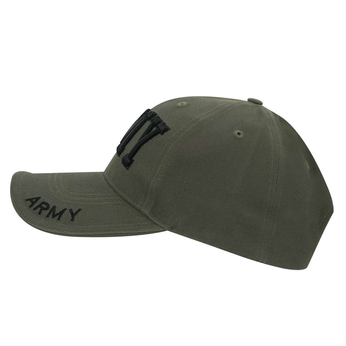 Deluxe Army Embroidered Low Profile Insignia Cap