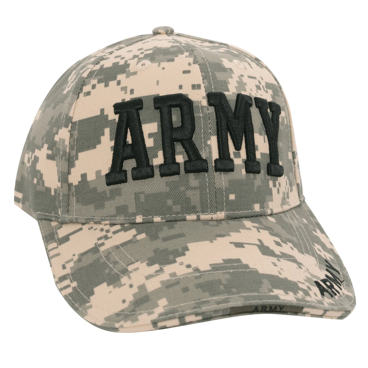 Deluxe Army Embroidered Low Profile Insignia Cap