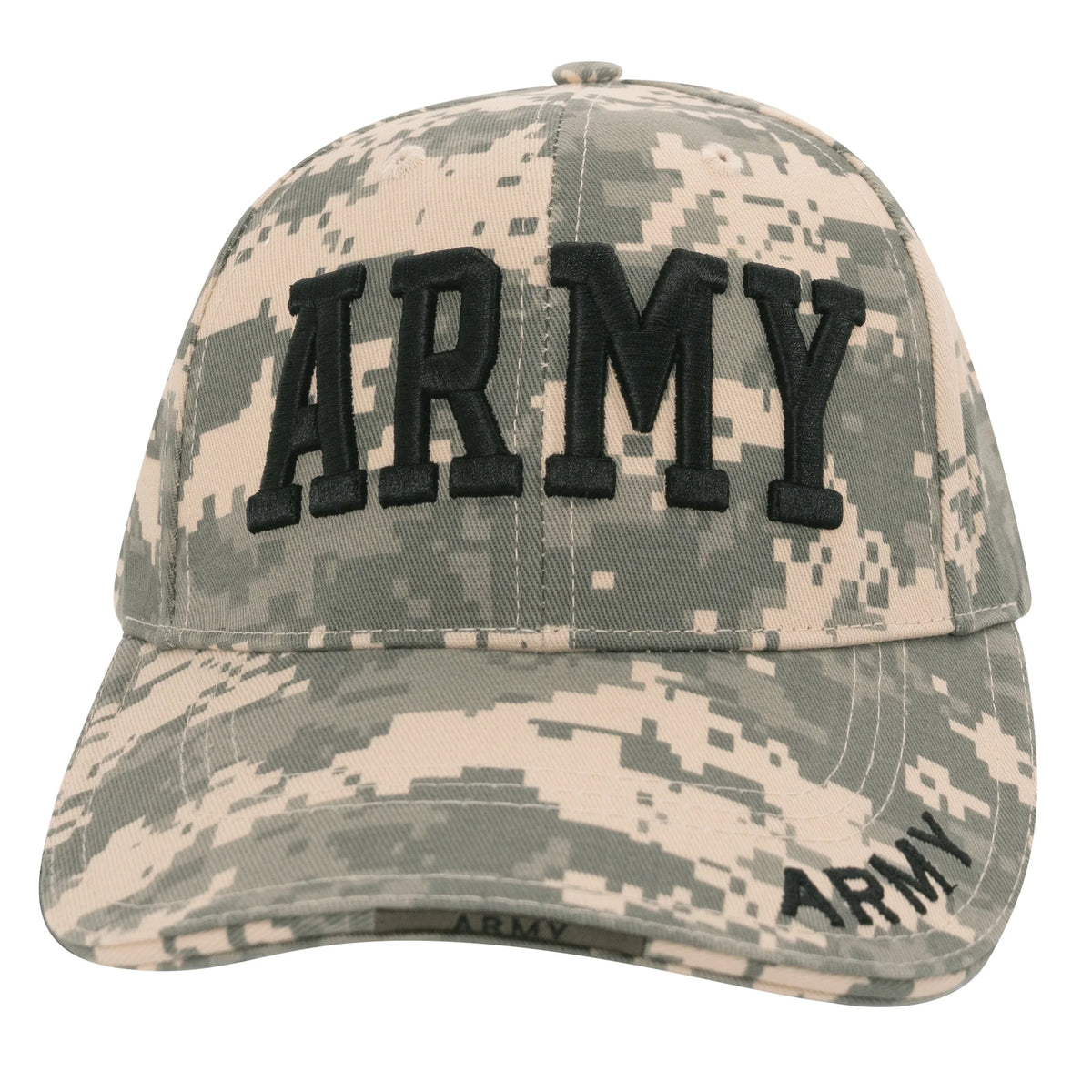 Deluxe Army Embroidered Low Profile Insignia Cap