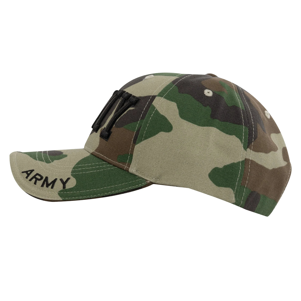 Deluxe Army Embroidered Low Profile Insignia Cap