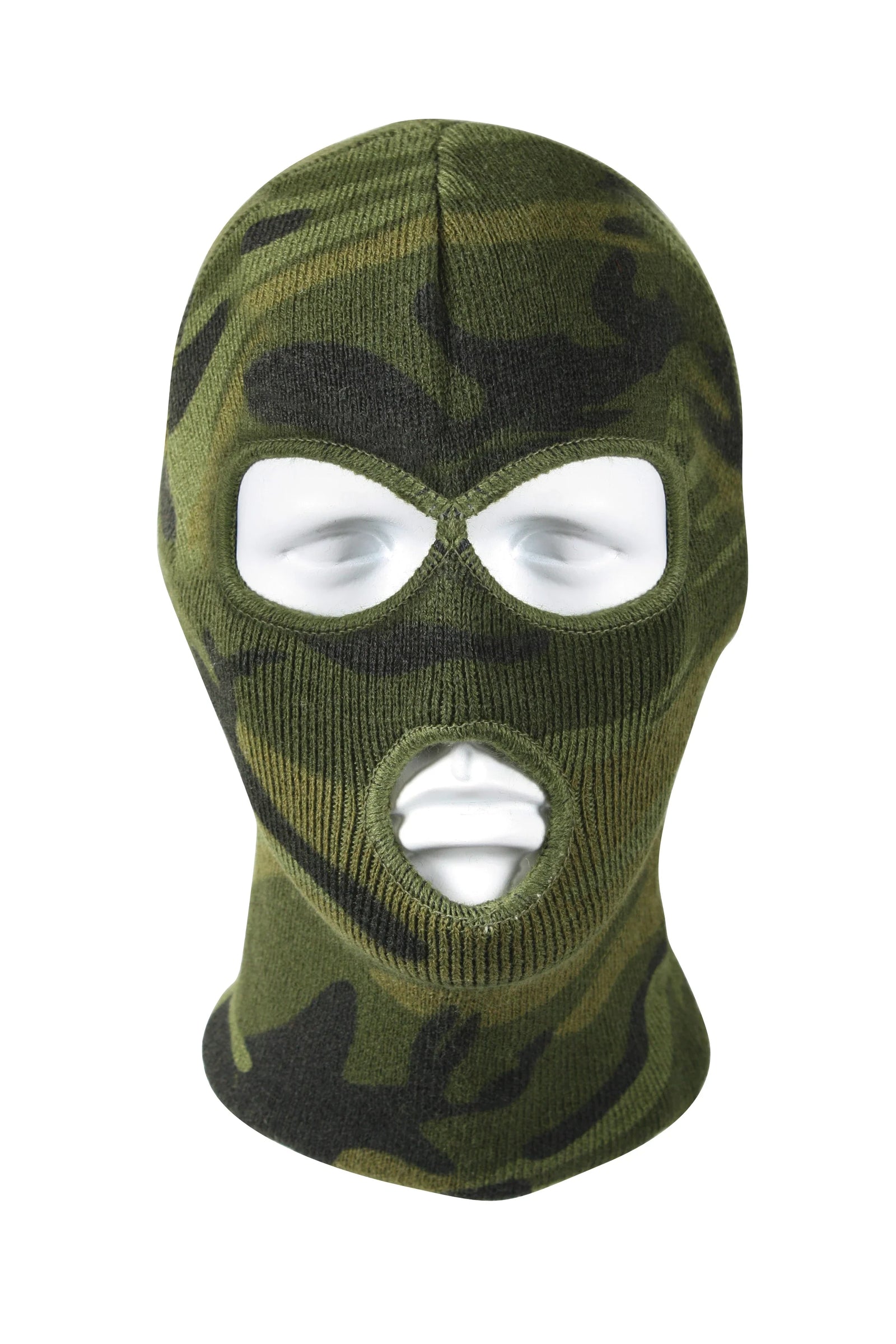 Deluxe Camo 3-hole Face Mask