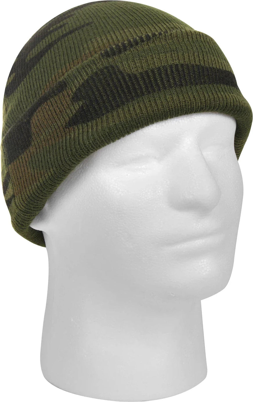 Deluxe Camo Watch Cap - Woodland
