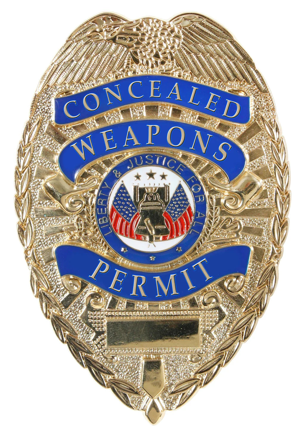 Deluxe ?Concealed Weapons Permit’ Badge