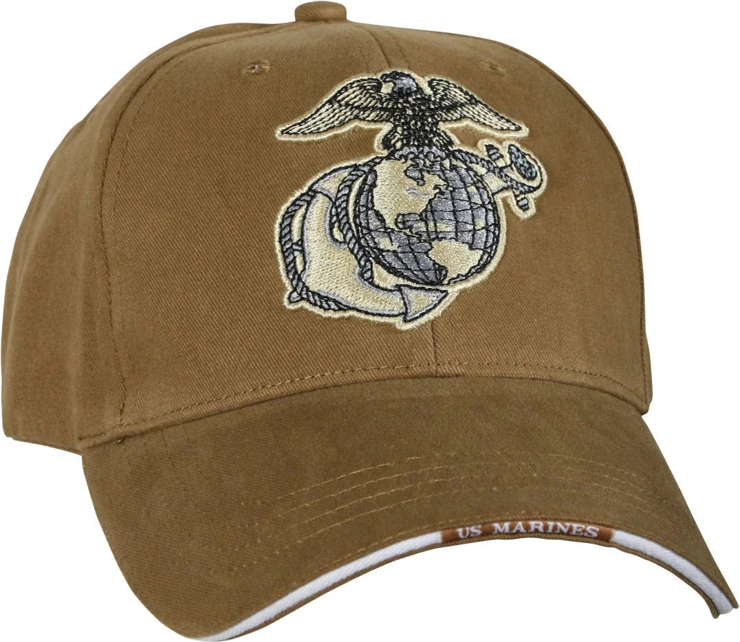 Deluxe Eagle Globe & Anchor Low Profile Cap